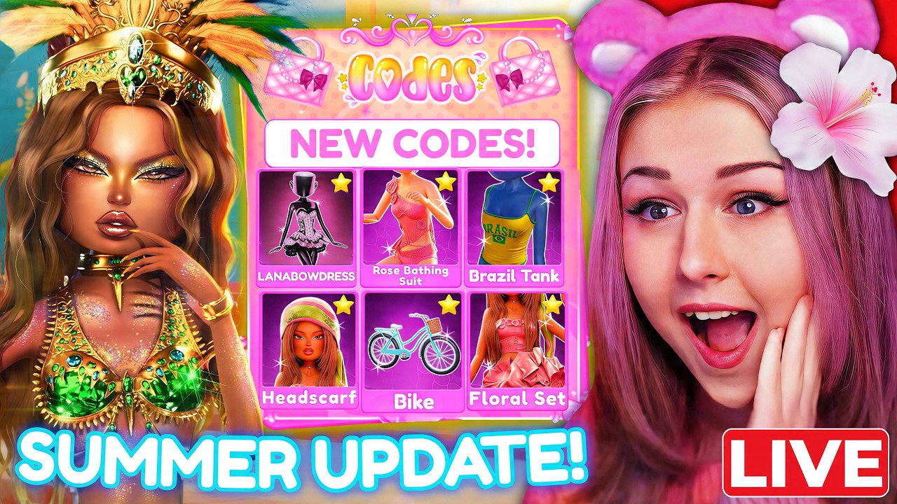 [☀️💚 SUMMER UPDATE] Showing all ITEMS, Codes & SECRETS! | ROBLOX Dress to Impress