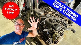 280ZX TURBO5 THINGS I LIKE AND DISLIKE ABOUT THE L28ET TURBO MOTOR. PART 1 OF THE ZXT MODS SERIES.