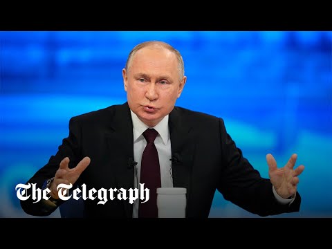 Watch: putin holds first press conference since start of ukraine war | english translation at 9am