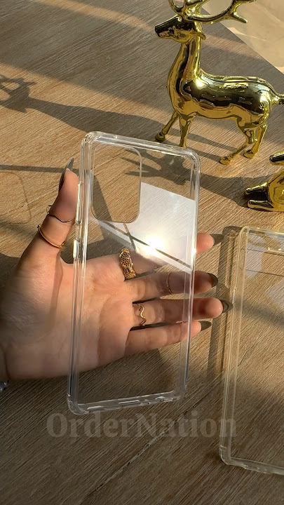 Premium Quality Clear Case No Yellowing Back With Smart Shockproof Cushions sku:on3712