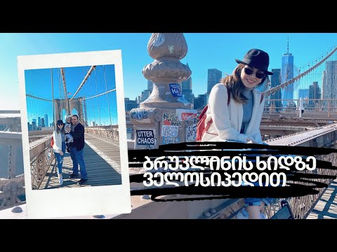 ბრუკლინის ხიდზე ველოსიპედით - shake shack ის ბურგერების დაგემოვნება