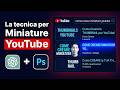 Creare MINIATURE per YouTube con CHATGPT e PHOTOSHOP: tecnica da graphic designer
