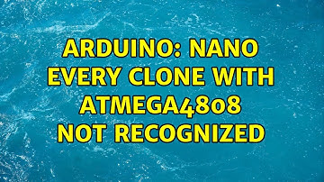Arduino: Nano Every clone with ATMega4808 not recognized