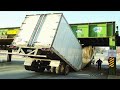 TRUCKS SMASHING INTO BRIDGES | IDIOT TRUCK DRIVERS | CRAZY TRUCK DRIVING FAILS 2023