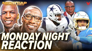 Shannon Sharpe \& Chad Johnson react to Cowboys-Chargers, Unc's First Take makeup | Nightcap