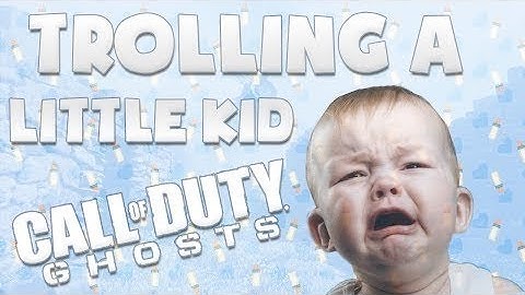 TROLLING a LITTLE KID on Call Of Duty Ghosts! - (FUNNY SQUEAKER RAGE!)