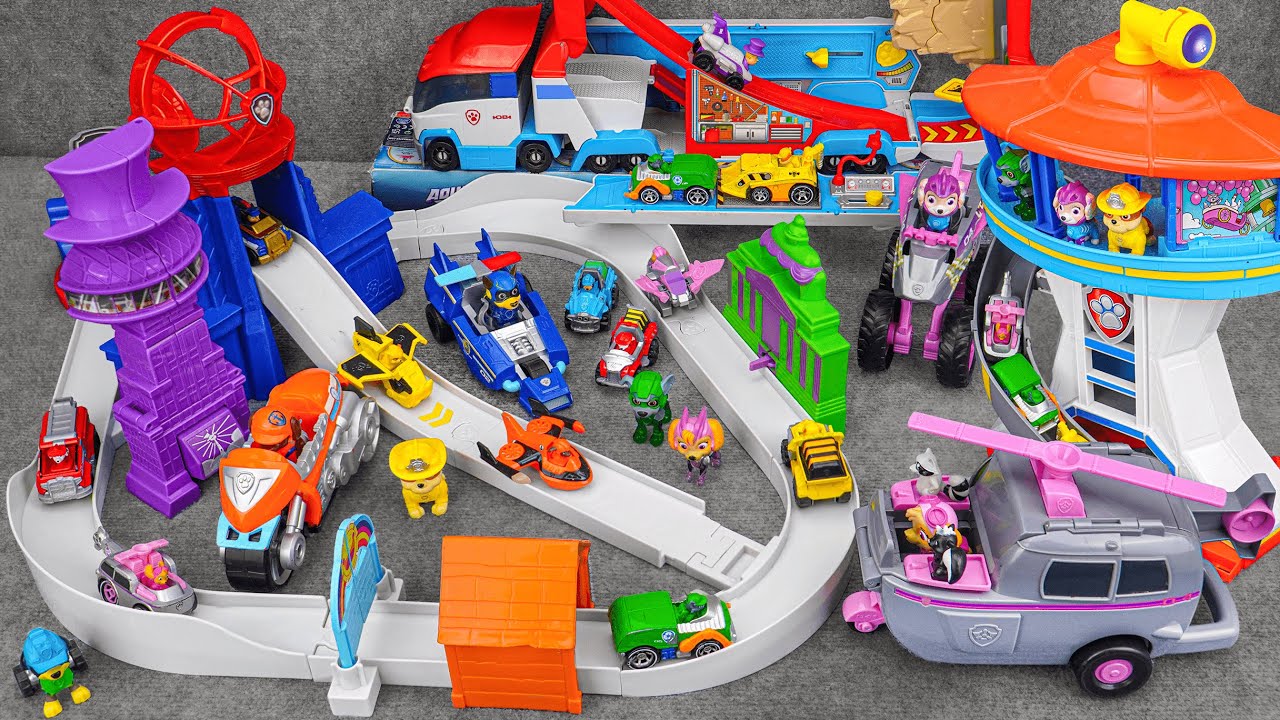 Paw Patrol Toys Unboxing Series | PAW Patrol True Metal Total City Rescue Movie Track | Rescue Toys