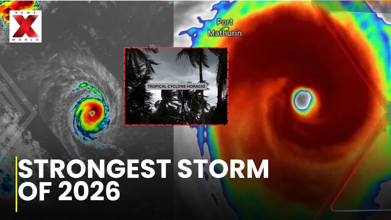 Tropical Cyclone Horacio : Indian Ocean cyclone reaches Category 5 strength| NewsX World