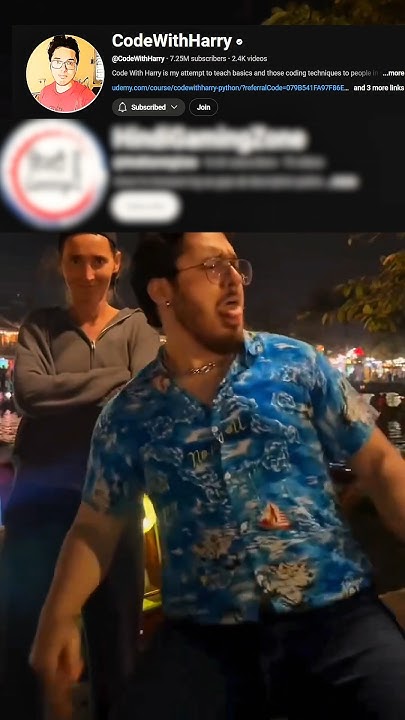 Code with Harry secret Channel reveal - YouTube