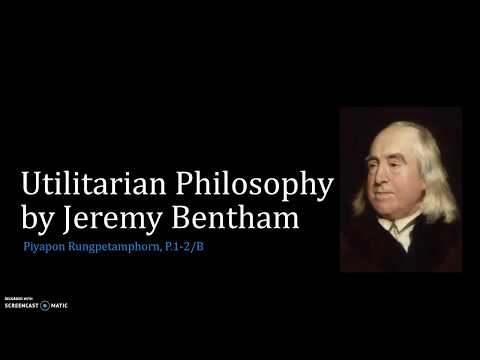 Jeremy Bentham's Utilitarian Philosophy