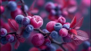 4k Blue Berries TV Art | Tv Screen saver