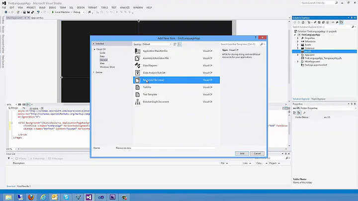 WinRT (Windows Metro) - How to create a multilingual app in Visual Studio 2012