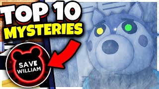 TOP 10 UNSOLVED MYSTERIES in Roblox Piggy Book 2