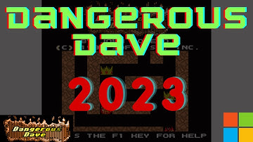 Playing Dangerous Dave PC Game in 2023  #gameplay #nostalgia