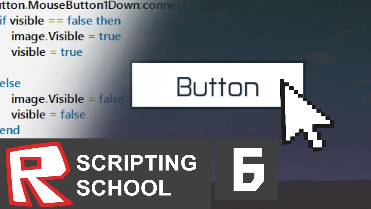 Roblox Scripting School 6 Clickable Button Guis Part 1 Youtube - creating buttons in roblox