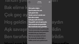AYNUR AYDIN ‘Bİ’ DAKİKA’ ŞARKI SÖZLERİ ✨#aynuraydın #bidakika #türkçe #şarkı #şarkısözleri #lyrics Resimi