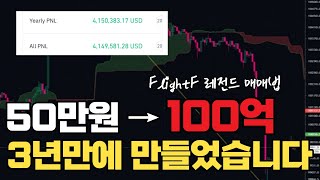 50만원→100억 만든  레전드 플라이트(FlightF) 매매법 핵심요약