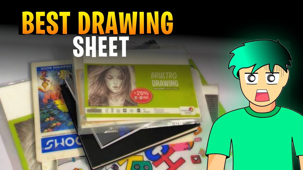 Which Drawing Sheets Do I Use??😯 Best Drawing Sheets - YouTube