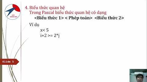 Tin học 11: Phép toán, biểu thức, câu lệnh gán, thủ tục vào ra đơn giản. Các phím tắt trong Pascal.