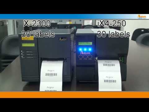 Высокоскоростная печать принтера этикеток Argox iX4 250