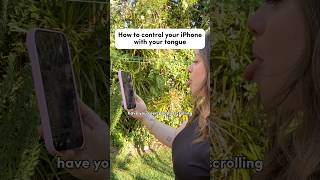 How to scroll with your tongue on iPhone iOS26