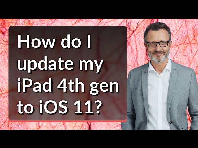 How do I update iPad to iOS 11? - YouTube