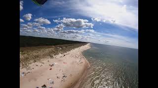 skydiving #371. Beach landing downwind