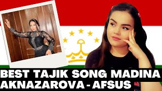 REACTION BEST TAJIK SONG Madina Aknazarova - Afsus " ری اکشن بهترین آهنگهای تاجیکی "مدینه"افسوس