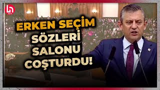 Bu sözler Erdoğan'ı titretir! Özgür Özel'in 'erken seçim' sözleri salonu ayağa kaldırdı!