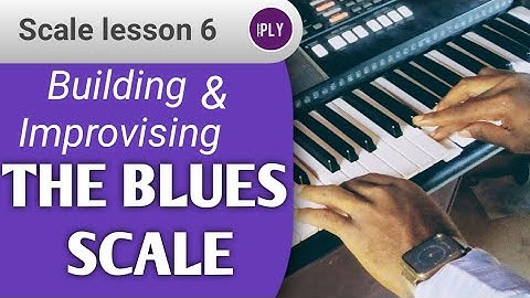 #6. How to ACTUALLY build & improvise the BLUES SCALE | piano scale lesson 6          #bluesscale