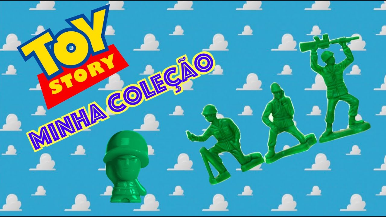 Minha Coleção Toy Story Balde de Soldados YouTube