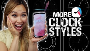 Galaxy S7, S8, S9: New Clock Designs with ClockFace!