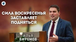 Сила воскресенья заставляет подняться. Ефремов И.Г. Проповедь МСЦ ЕХБ