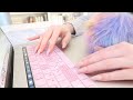 Asmr actually typing on a keyboard w tips of nails notalking  scratching  tapping keyboard asmr