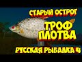 русская рыбалка 4 - Плотва озеро Старый Острог - рр4 фарм Алексей Майоров russian fishing 4