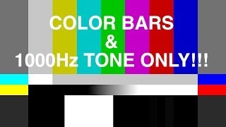 4K COLOR BARS  & TONE 1 kHz - EBU / SMPTE / ARIB