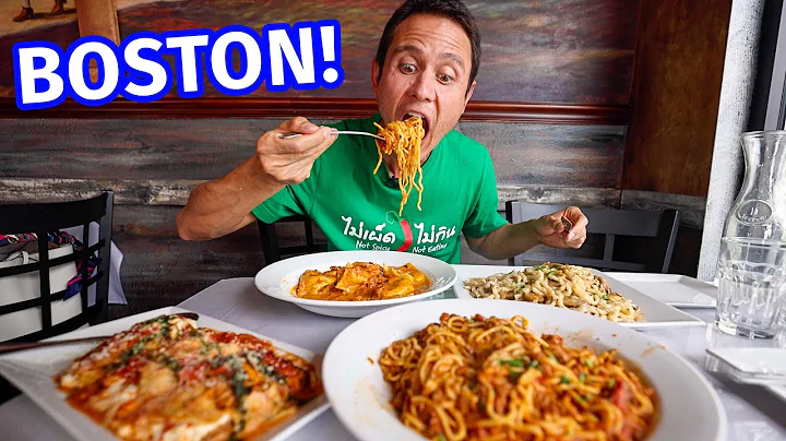 Boston Food Tour - HUGE ITALIAN FOOD + 16 Chicken ...