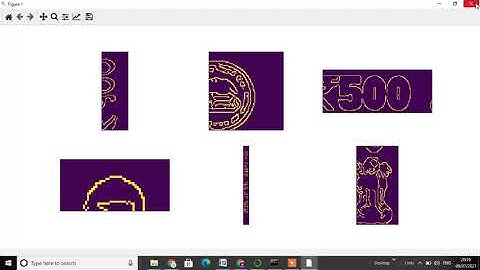 Fake Currency detection using opencv and machine learning