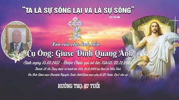 [Gx Hiền Hoà] 26/12/2024 Thánh Lễ An Táng Cụ Ông Giuse Đinh Quang Ánh