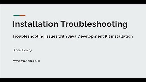 Java Development Series (2020) - JDK Installation Troubleshooting - System Paths