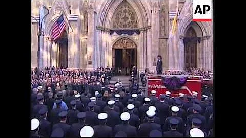 Funeral for firefighter who lost his life in WTC c...