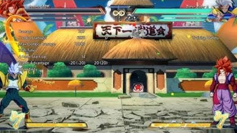 Dbfz ssj4 Gogeta rejump.