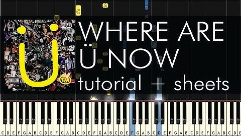 Where Are Ü Now Piano version - Piano performance video thumbnail