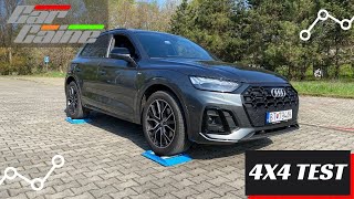 Audi Q5 40 Tdi Quattro My2021 4X4 Test On Rollers - Carcaine