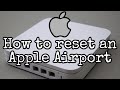 Factory reset your apple AirPort Extreme