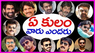 Tollywood Top Celebrities And Their Castes | Rose Telugu Movies