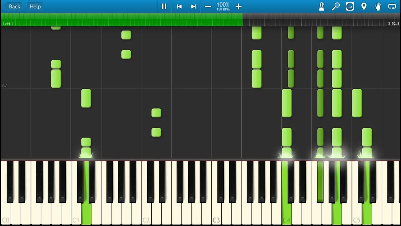 Quincy Jones, Soul Bossanova - Piano - Synthesia