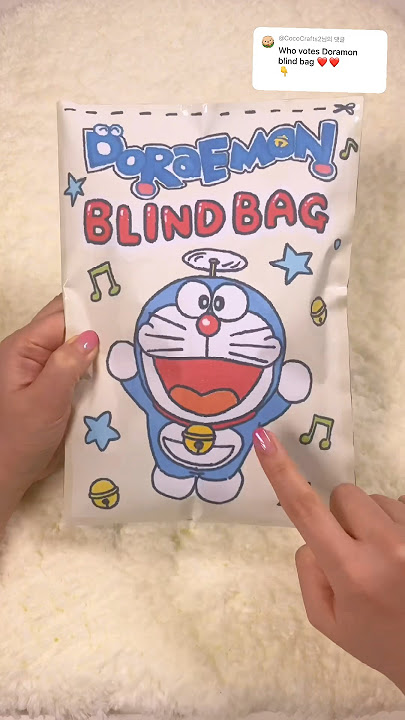 Doraemon Blind Bag✨ #asmr #blindbag #paperdiy #diy #papercraft #papersquishy #doraemon