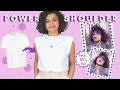 DIY Power Shoulder T-shirt/Muscle Shirt - Feat. 80's Nostalgia | LYDIA NAOMI