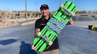 8.125 x 31.7 STRIP STRIPE DOT DECK PRODUCT CHALLENGE w/ ANDREW CANNON! | Santa Cruz Skateboards